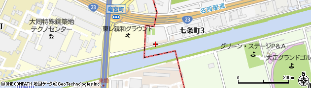 愛知県名古屋市南区豊田町（汐遊）周辺の地図