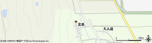 京都府南丹市八木町野条（北ノ谷）周辺の地図