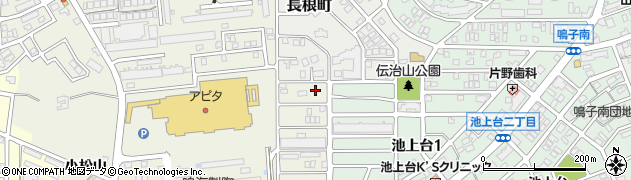 愛知県名古屋市緑区鳴海町伝治山周辺の地図