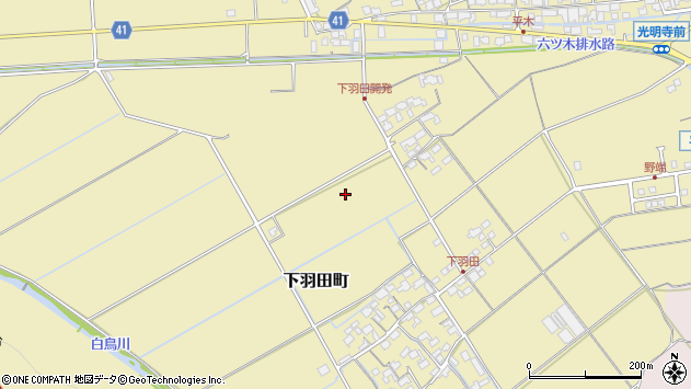 〒527-0085 滋賀県東近江市下羽田町の地図