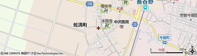 滋賀県東近江市蛇溝町619周辺の地図