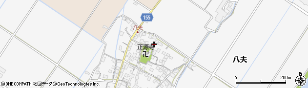 滋賀県野洲市八夫1550周辺の地図