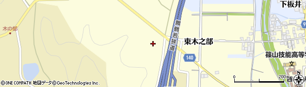 兵庫県丹波篠山市東木之部48周辺の地図