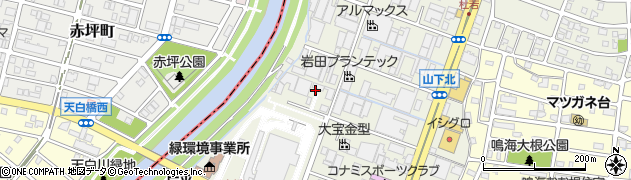 愛知県名古屋市緑区鳴海町天白周辺の地図