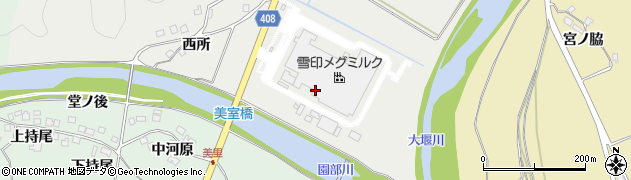 京都府南丹市八木町美里紫野周辺の地図