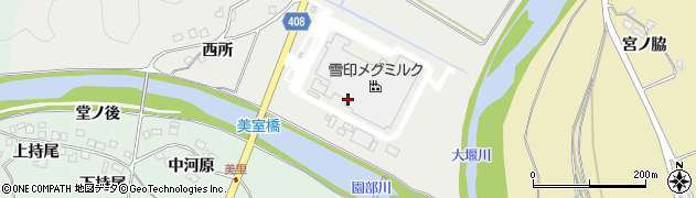 京都府南丹市八木町美里（紫野）周辺の地図