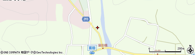 兵庫県丹波市山南町小野尻富田1428周辺の地図