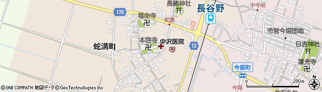 滋賀県東近江市蛇溝町124周辺の地図