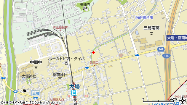 〒411-0803 静岡県三島市大場の地図