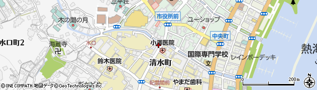 オオヤ化粧品店清水町店周辺の地図