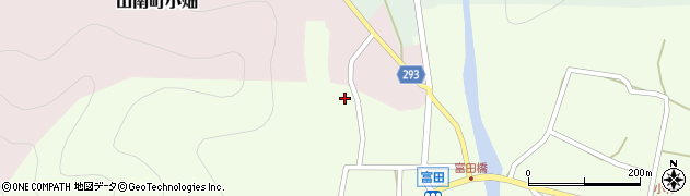 兵庫県丹波市山南町小野尻富田486周辺の地図
