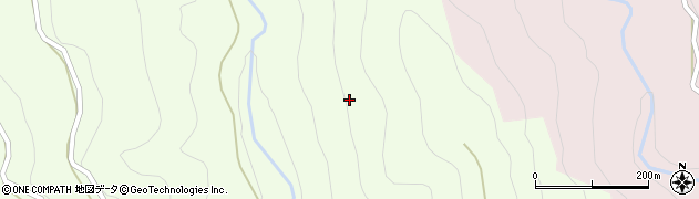 愛知県東栄町（北設楽郡）西薗目（猿倉）周辺の地図