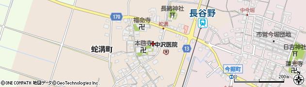 滋賀県東近江市蛇溝町140周辺の地図