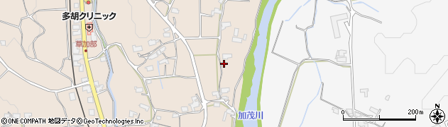 岡山県津山市草加部1591周辺の地図