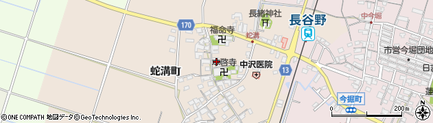 滋賀県東近江市蛇溝町132周辺の地図