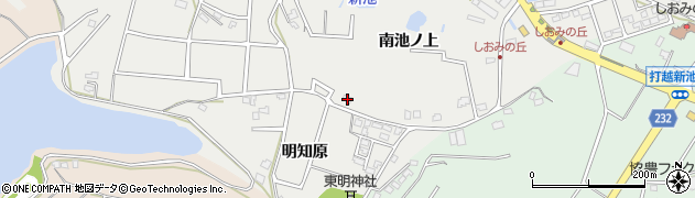 愛知県みよし市莇生町（南池ノ上）周辺の地図