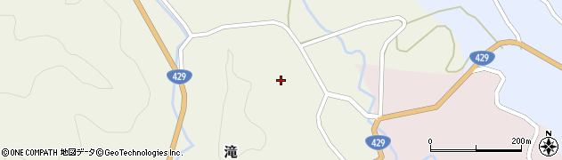 岡山県美作市滝1216周辺の地図