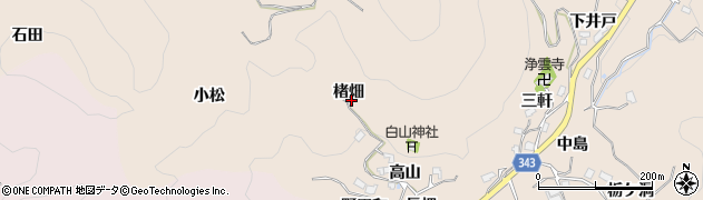 愛知県豊田市霧山町楮畑14周辺の地図