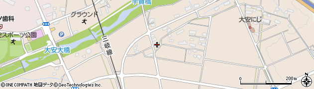 三重県いなべ市大安町大井田471周辺の地図