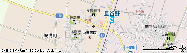 滋賀県東近江市蛇溝町158周辺の地図