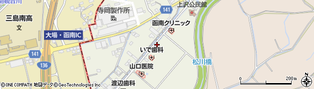 静岡県田方郡函南町上沢23周辺の地図