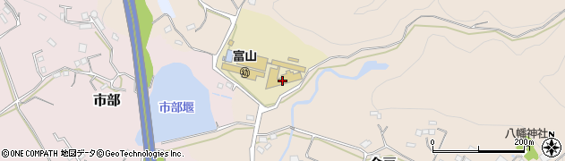 南房総市立富山中学校（富山学園）周辺の地図