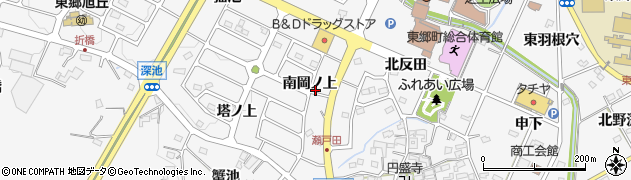 愛知県東郷町（愛知郡）春木（南岡ノ上）周辺の地図