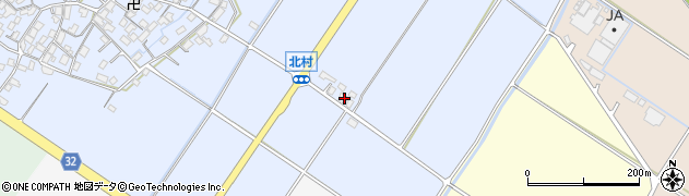 滋賀県野洲市北156周辺の地図