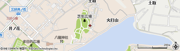 愛知県みよし市三好町（仲ヶ山）周辺の地図