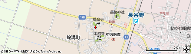 滋賀県東近江市蛇溝町136周辺の地図