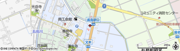 桑名三重信用金庫長島支店周辺の地図