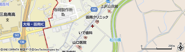 静岡県田方郡函南町上沢21周辺の地図