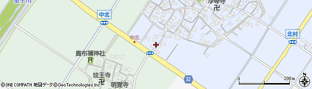 滋賀県野洲市北1031周辺の地図