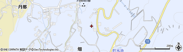静岡県田方郡函南町畑341周辺の地図