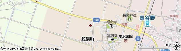 滋賀県東近江市蛇溝町2076周辺の地図