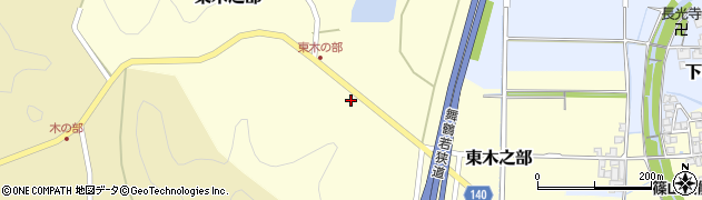 兵庫県丹波篠山市東木之部360周辺の地図