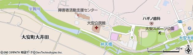 三重県いなべ市大安町大井田2704周辺の地図