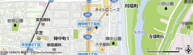 菊屋　和楽器店周辺の地図