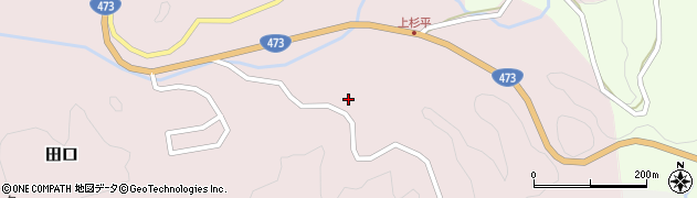 愛知県設楽町（北設楽郡）田口（折地）周辺の地図