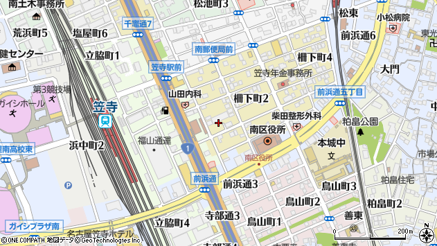 〒457-0044 愛知県名古屋市南区柵下町の地図