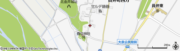 三重県いなべ市員弁町西方1057周辺の地図