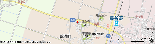 滋賀県東近江市蛇溝町441周辺の地図