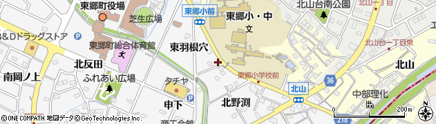 愛知県愛知郡東郷町春木東羽根穴2291周辺の地図
