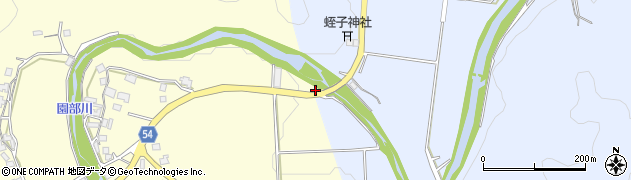 京都府南丹市園部町竹井（上神崎）周辺の地図