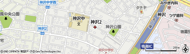 愛知県名古屋市緑区神沢周辺の地図