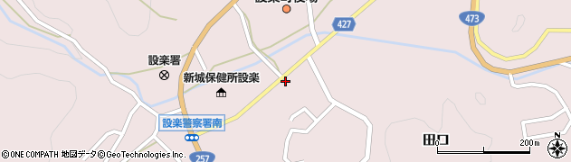 愛知県設楽町（北設楽郡）田口（小木山）周辺の地図