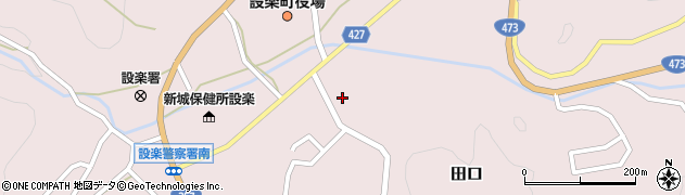 愛知県設楽町（北設楽郡）田口（向木屋）周辺の地図