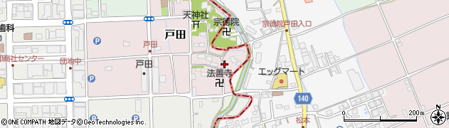 静岡県駿東郡清水町戸田80周辺の地図