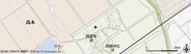 滋賀県野洲市長島654周辺の地図