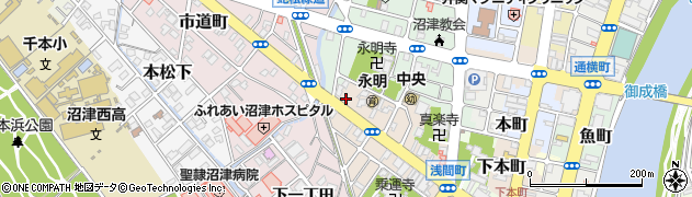 西川時計眼鏡店周辺の地図